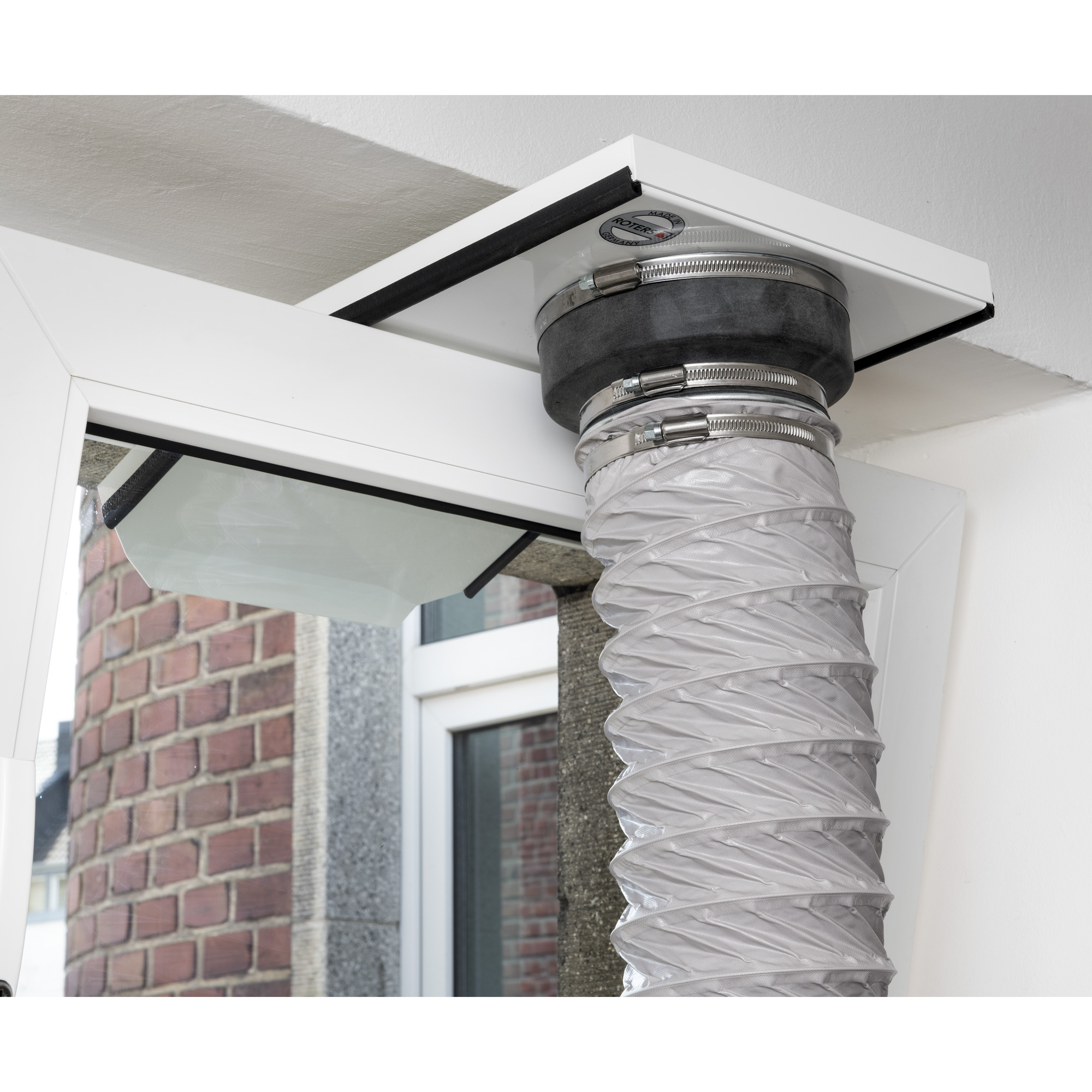 Fenster Adapter 15cm 6'' PVC für Mobile Klimageräte Abluftschlauch Klimaanlagen 