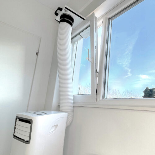 Roters - Fensterabluftdüse TA 160 mit Adapter - Fensterabluftdüse für Klimagerät / Klimaanlage - Bild 06