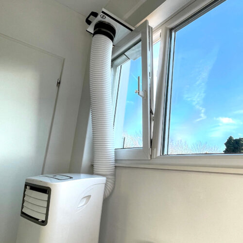 Roters - Fensterabluftdüse TA 160 mit Adapter - Fensterabluftdüse für Klimagerät / Klimaanlage - Bild 06